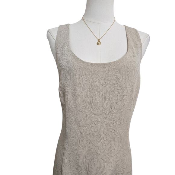 Danny & Nicole Vtg Y2K Romantic Fem Cottage Embroidered Sheer High Low Dress 10 - Picture 2 of 12